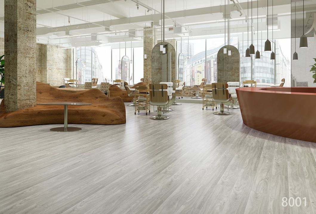 Marble Look Commercial Luxury 6.5mm Waterproof Floor Vinyl Plank Premium Spc Flooring