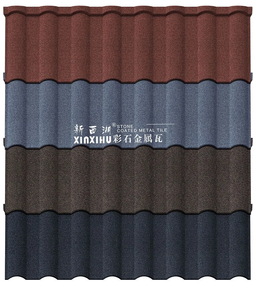 Milano Stone Coated Metal Roofing Tiles Building Material Hot-Selling in Africa and Asia Market Beautiful&Colorful Roofing Materials