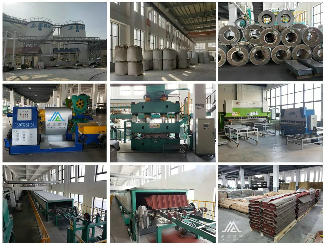 Milano Stone Coated Metal Roofing Tiles Building Material Hot-Selling in Africa and Asia Market Beautiful&Colorful Roofing Materials