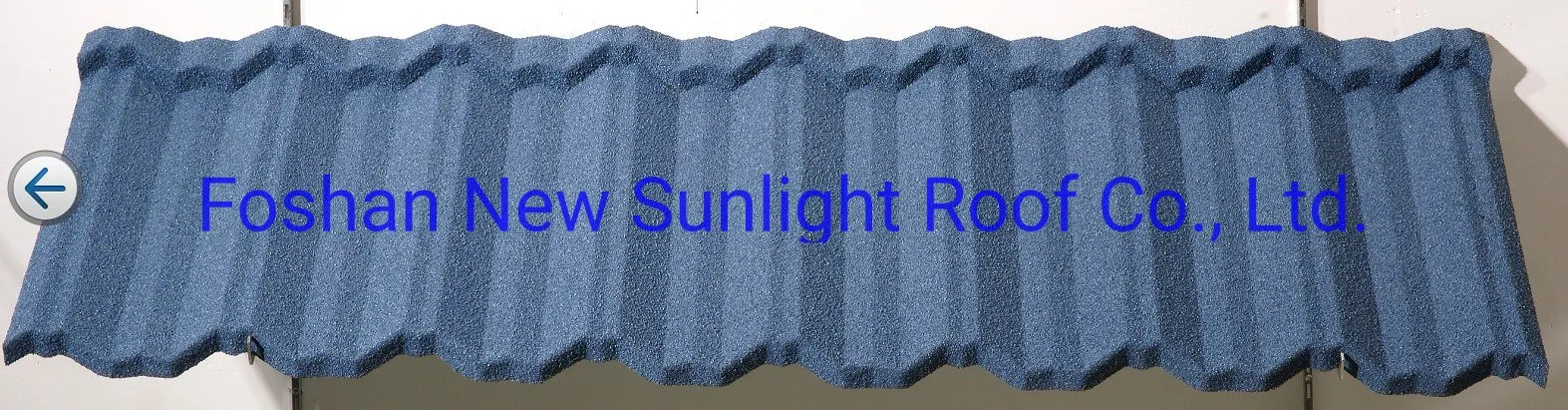 Most Popular Newest 1340 *420mm Cheap Stone Coated Metal Roman Roofing Tile