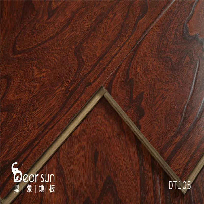 Natural Texture U-Groove 7mm 8mm 10mm Laminate Flooring Factory Sale