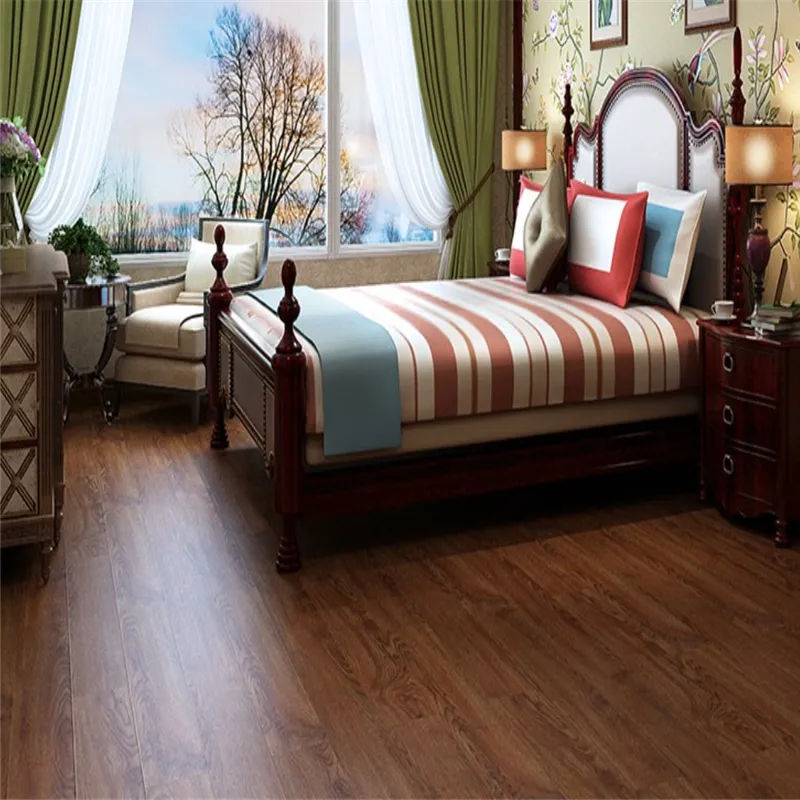 New Decor Gloss China V Groove Wooden Laminate Floor