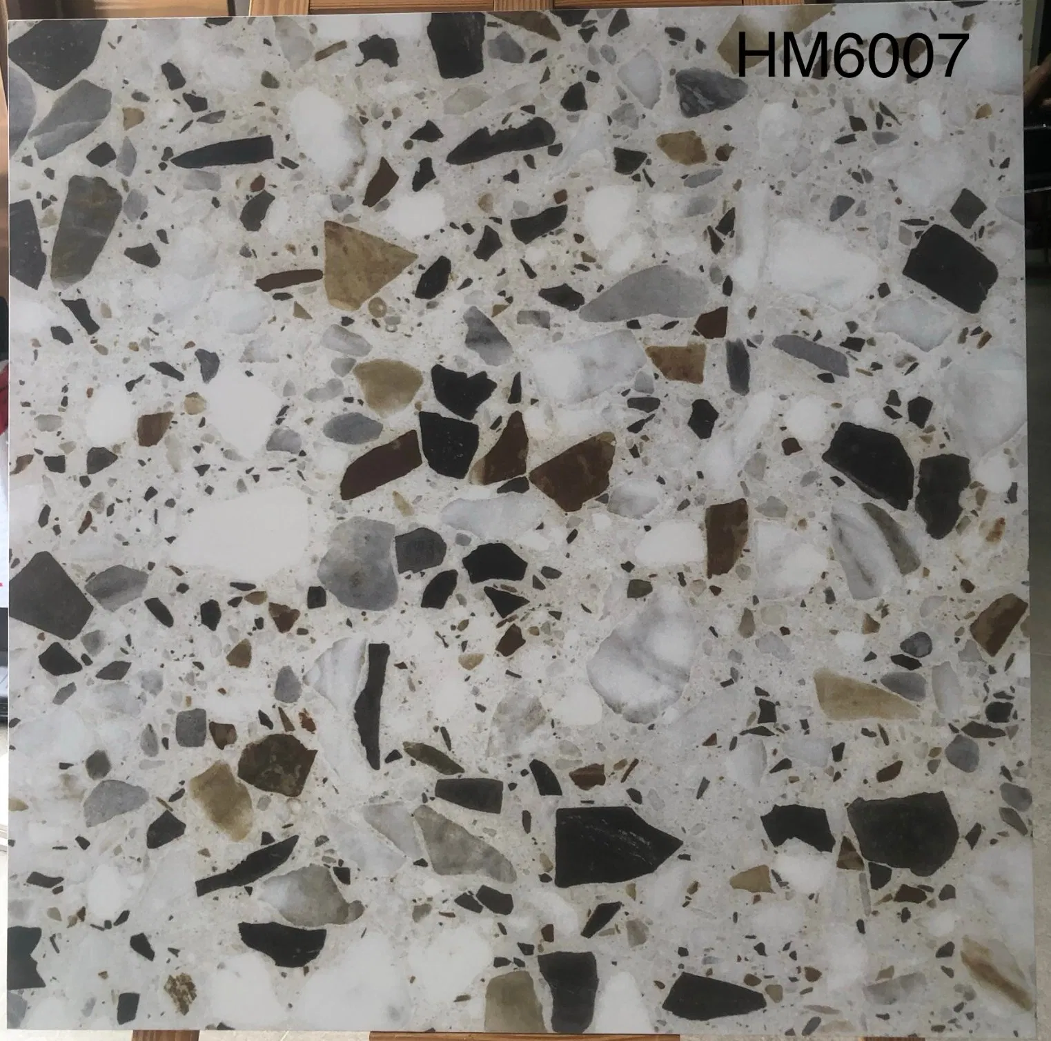 New Home Decoration Building Material 600*600mm Porcelain Matte Floor Antique Terrazzo Rustic Tile