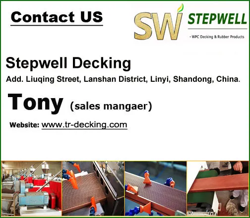 No Crack WPC Decking Outdoor Decking Wood Plastic Composite Decking CE Intertek Certificated