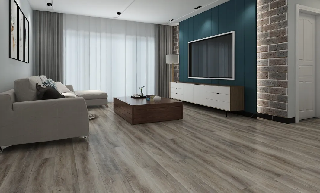 Non-Slip Wood Design Luxury Vinyl Plank Spc Floor