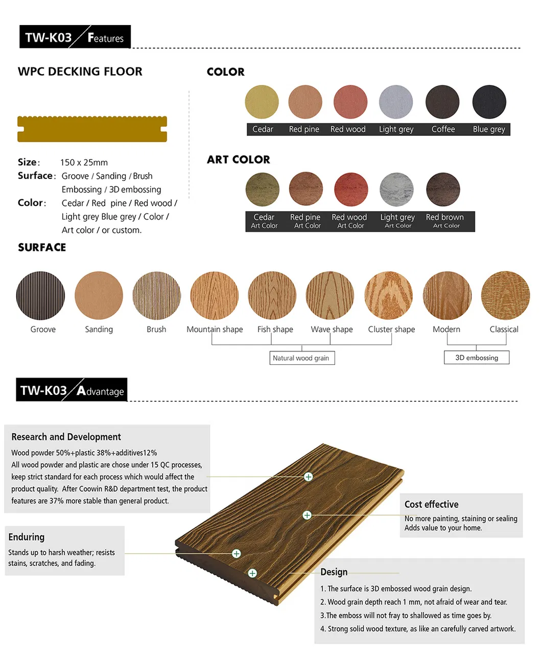 Outdoor Garden Indonesian Anti-UV Hardwood Merbau Decking