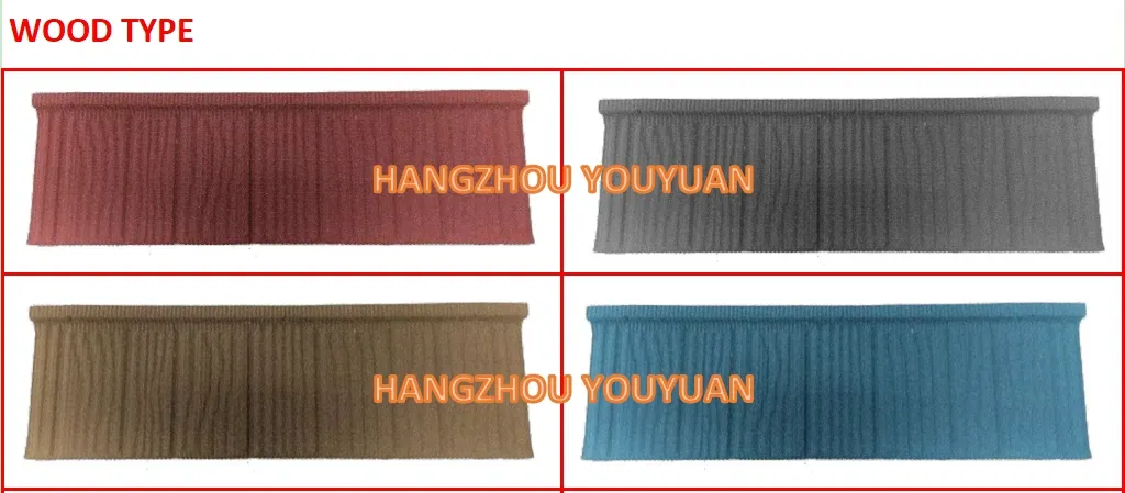 Pane Type Stone Coated Steel Roof