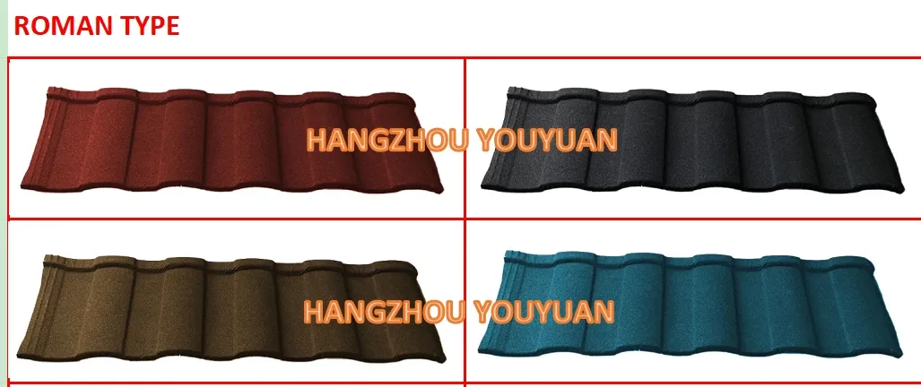 Pane Type Stone Coated Steel Roof