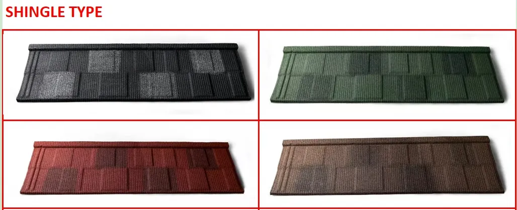 Pane Type Stone Coated Steel Roof