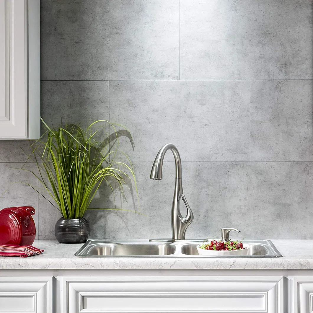 Pisos Laminado PARA Interiores Unilin Click Plastic PVC Spc Grey Marble Vinyl Floor Plank and Wall Tile