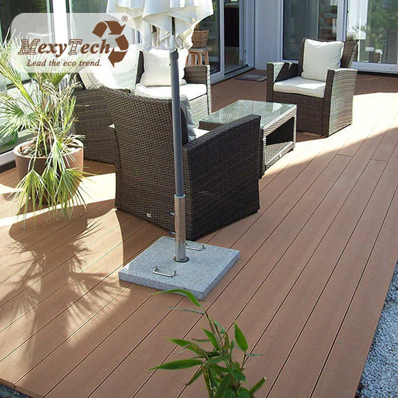 Plastic Roof Deck Waterproof Composite Wood Flooring Board Decking