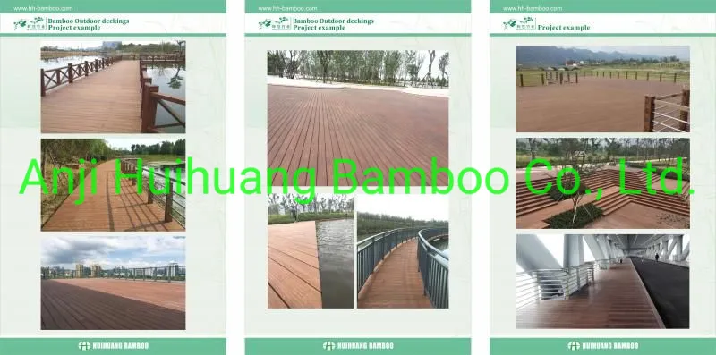 Popular Bamboo Decking Huihuang Brand Manufacturer with Patent