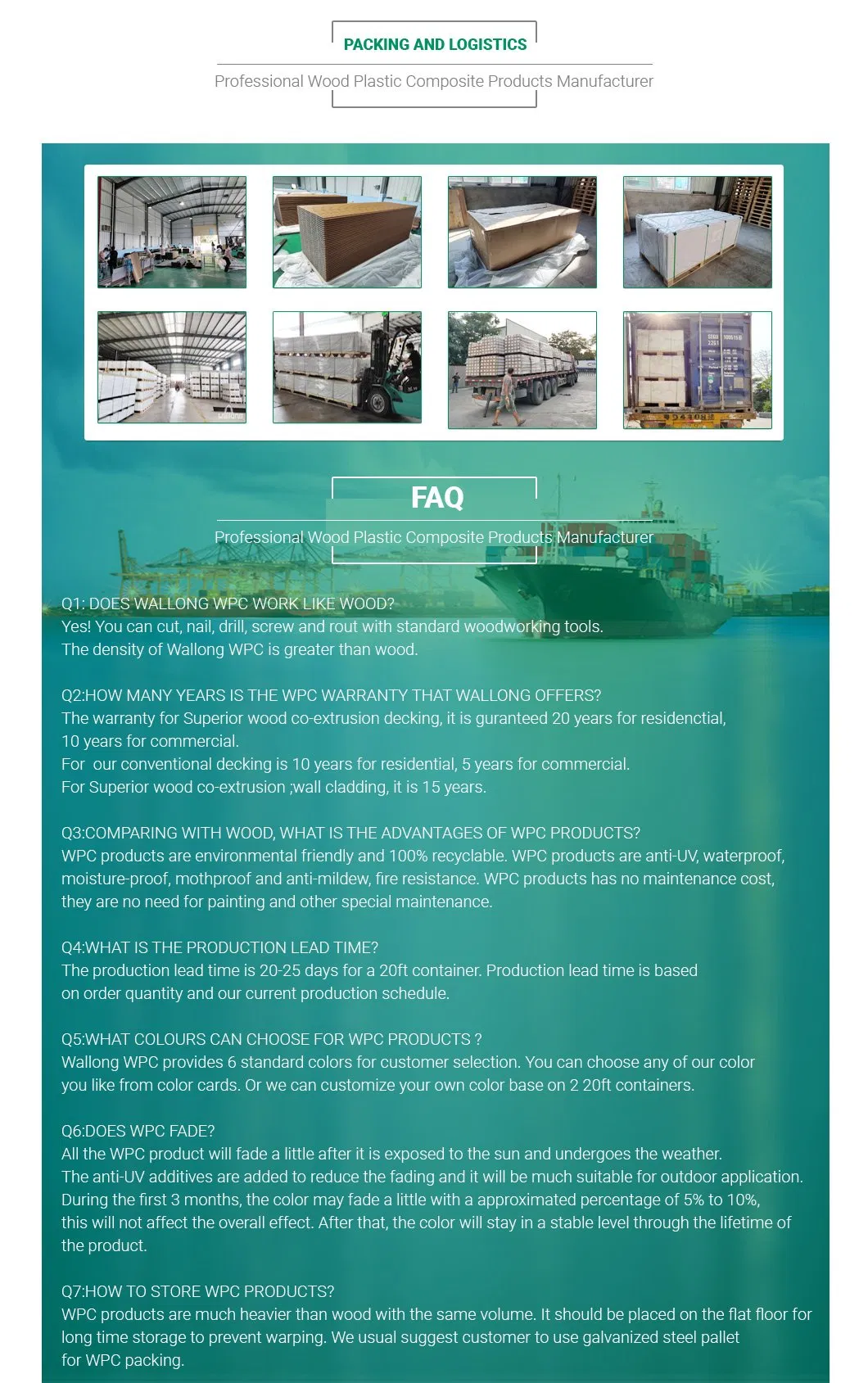 Professional Factory Promotion Tightly Connected Plastic Natural Outdoor Flooring