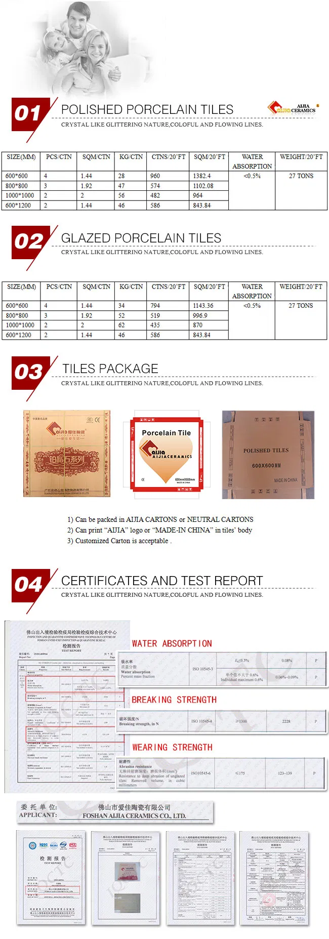 Promotoin Building Material Floor Wall Tile Floorings Tiles for Livingroom (H5006-3)