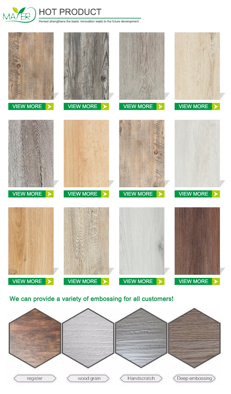 Protex 4mm Waterproof Rigid Vinyl Plank Spc Flooring for Indoor Residential