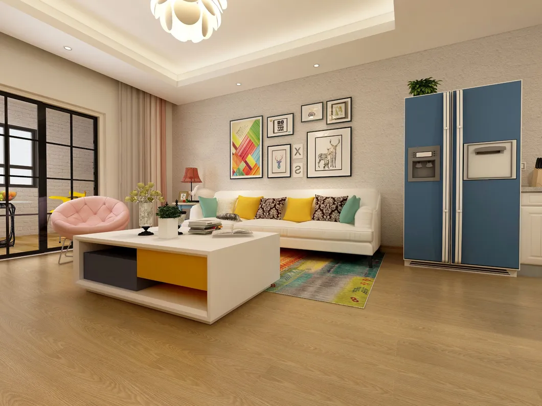 PVC Vinyl Flooring Tile Adhesive Sticker Flooring