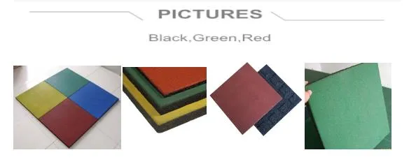 Recycled Rubber Grains Colored Rubber Mat