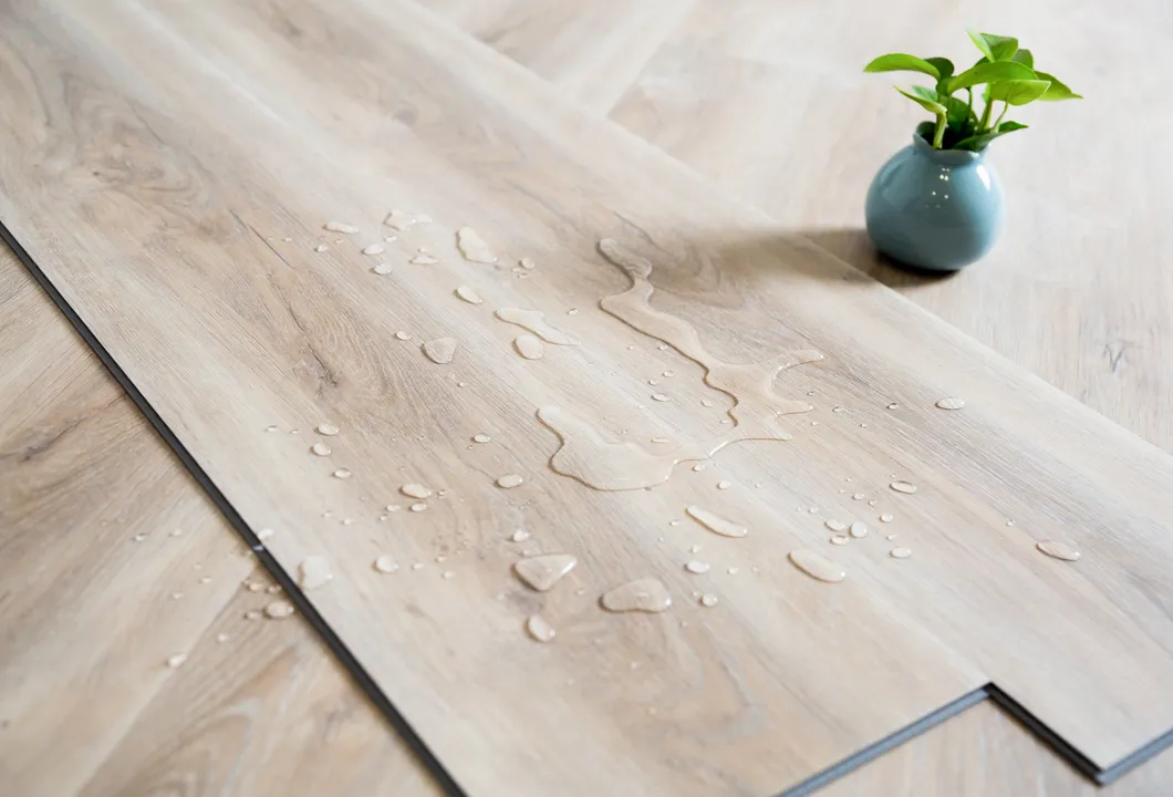 Rigid Spc Floor / Lvt Flooring for Hotel Click Vinyl Floor