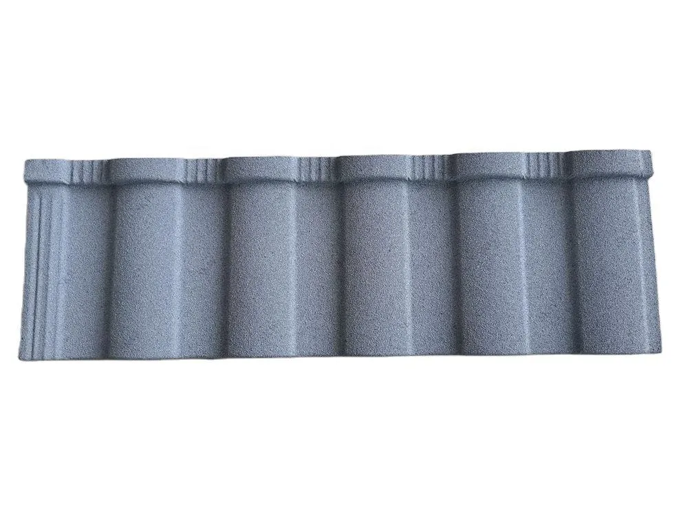 Roman Stone Coated Metal Roof Tiles 1340*420mm