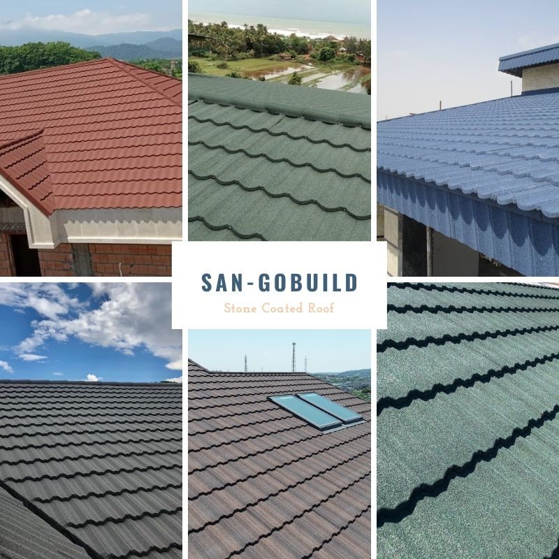 Sand Coated Metal Ridge Caps Long Span Roofing Tiles Color Coated Steel Ridge HIPS Roofing Sheet