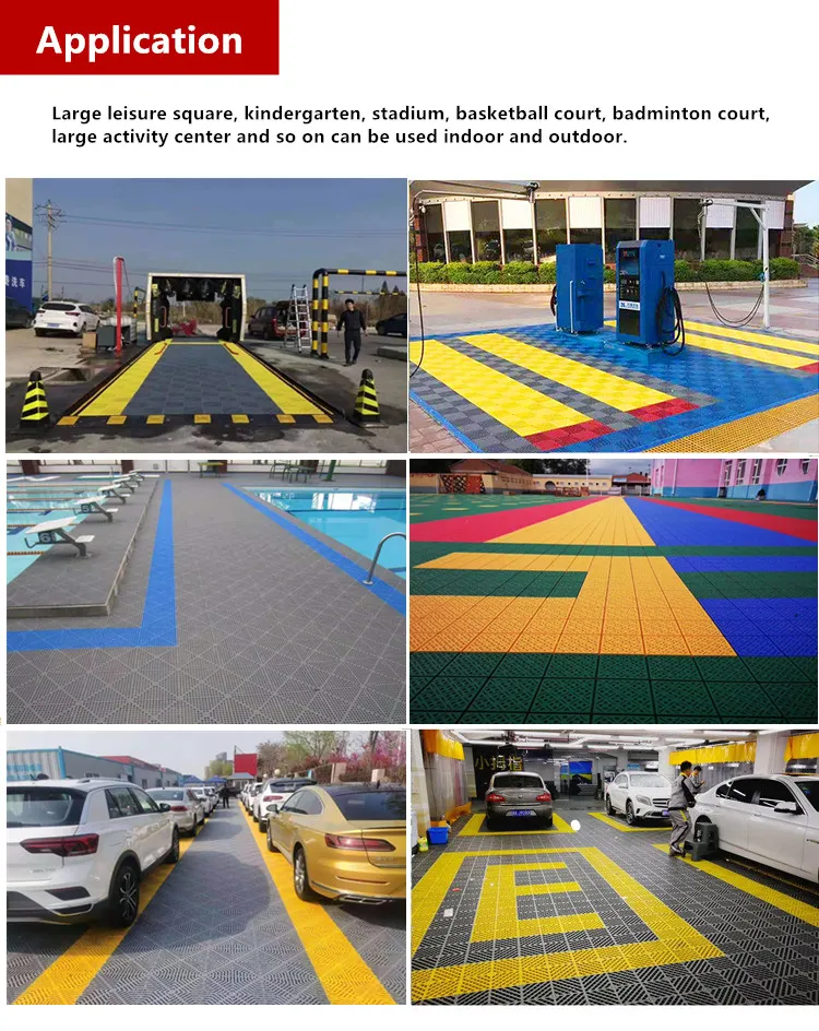 Screw Hole Design Can Be Installed by Yourself Nonslip Plastic Pool Grates Plates