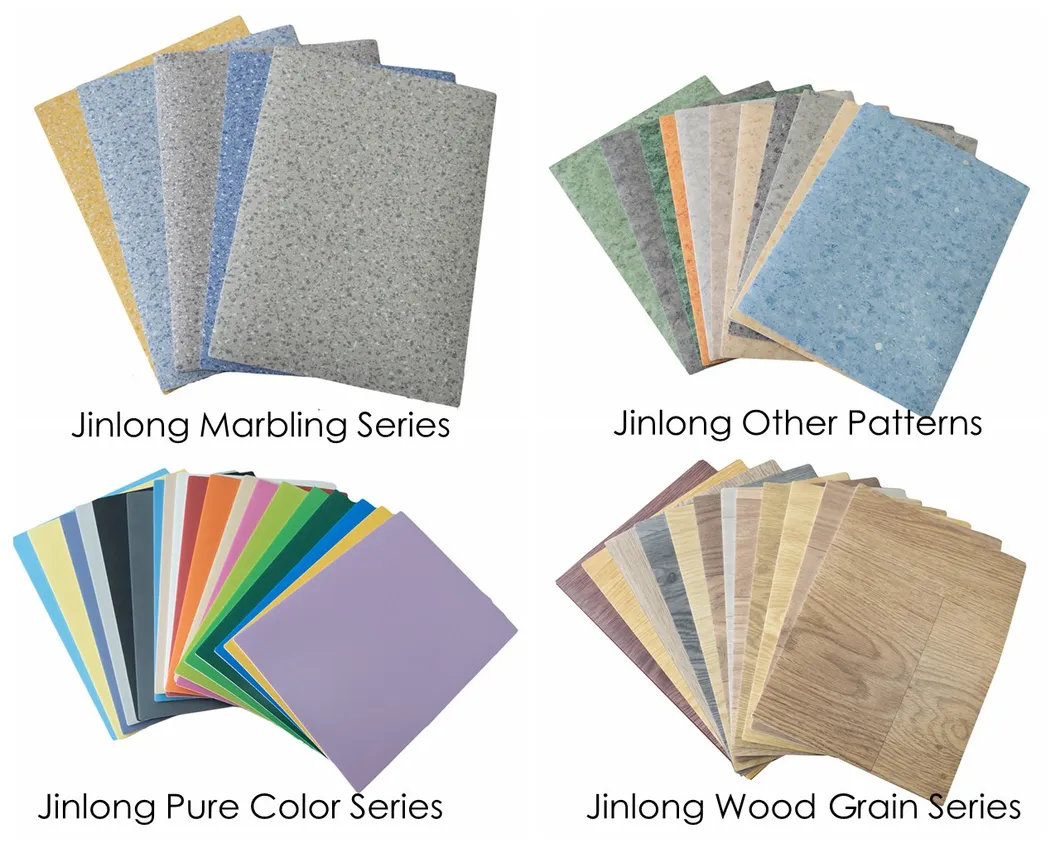 Sheet Vinyl Flooring in Rolls for Sports, Office, School, Commercial, Kinderarten, Shop