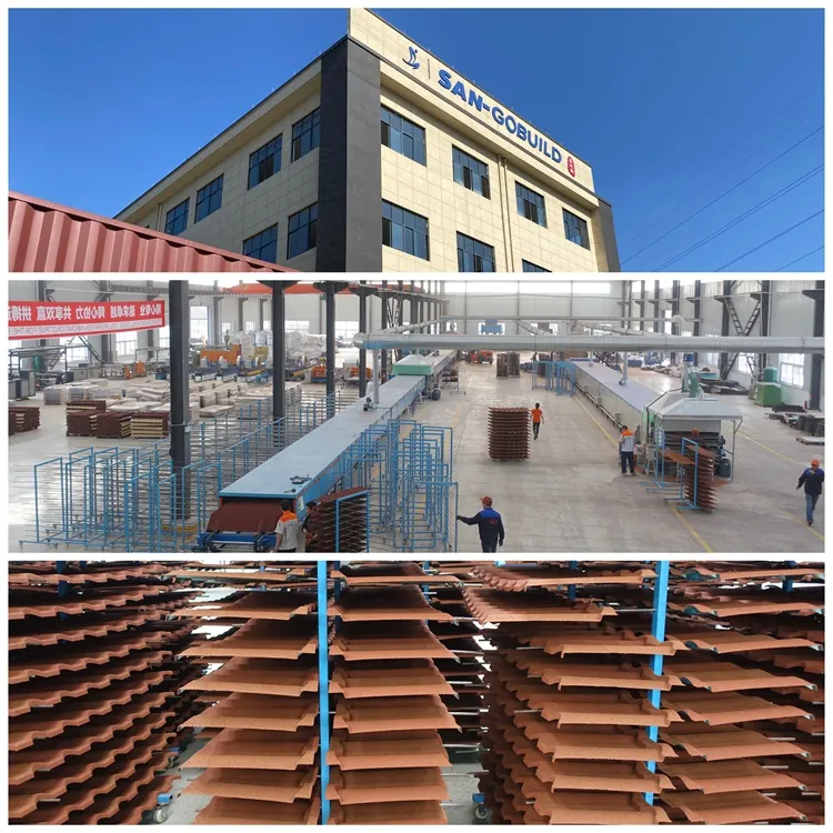 Shingle Design 1340*420mm Stone Coated Roofing Metal Shingle Roof Tile