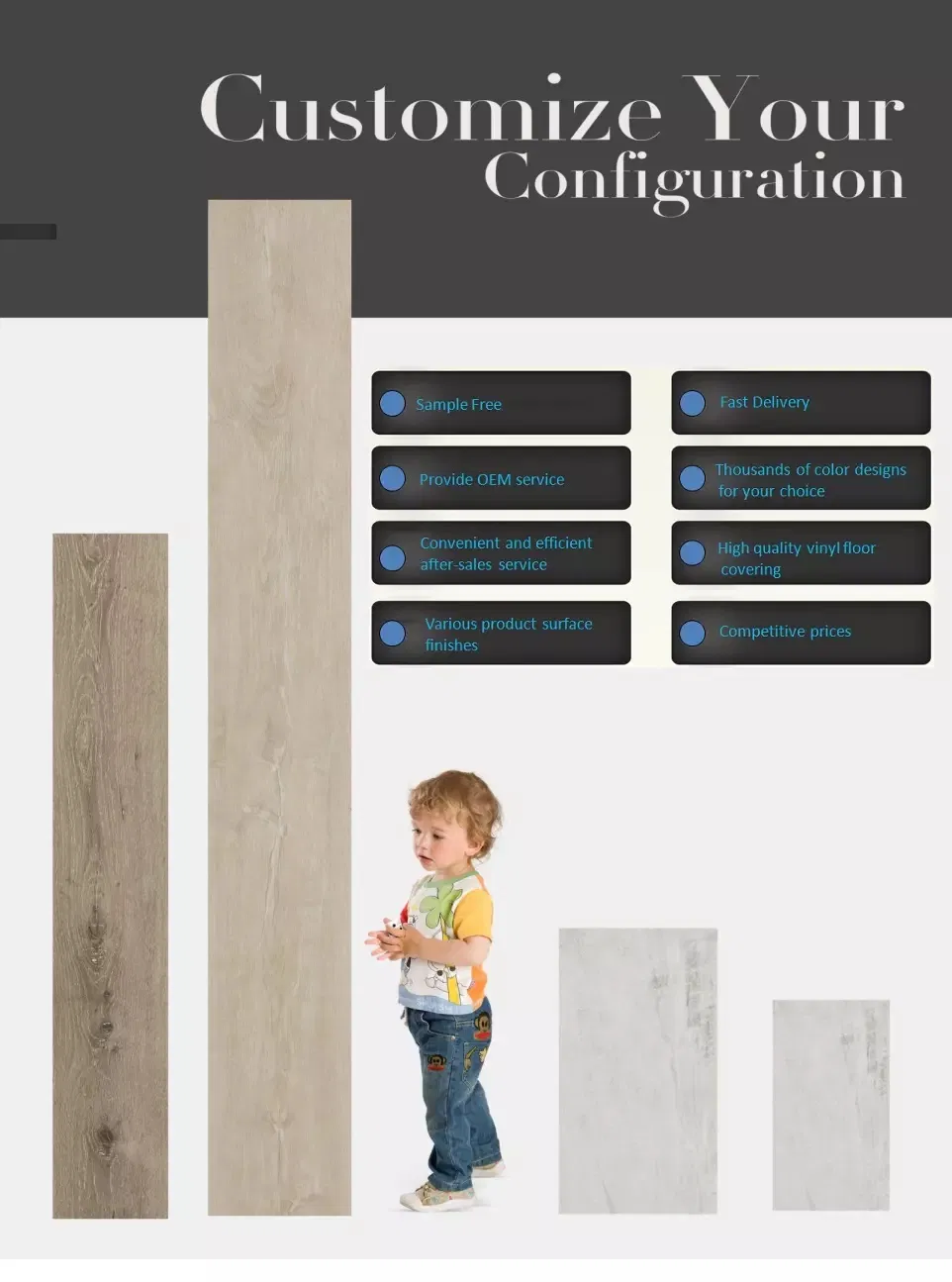 Spc Flooring PVC Click Flooring Vinyl Click Flooring Vinyl Floor