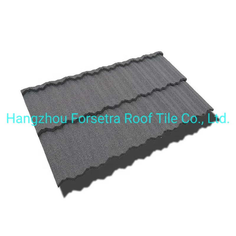 Spotted Single Color Metal Stone Coated Roofing Tiles High Quality Roof Material for Construction