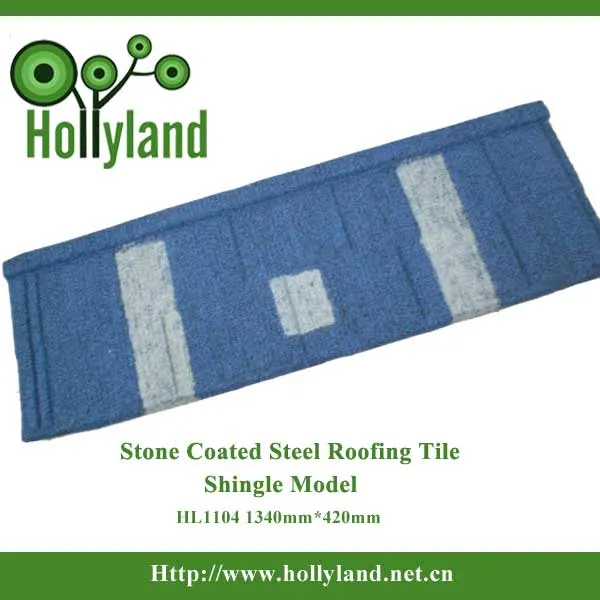 Steel Roof Tile with Stone Chips Coated (shingle tile)