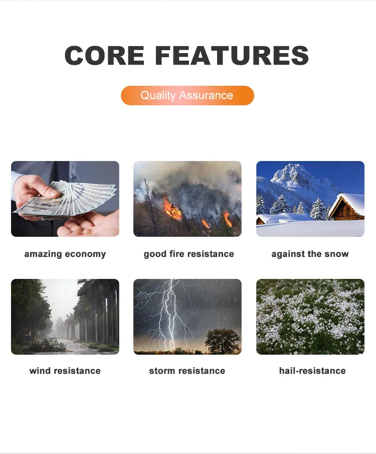 Stone Chips Coated Metal Roof Tile (Shingle type)