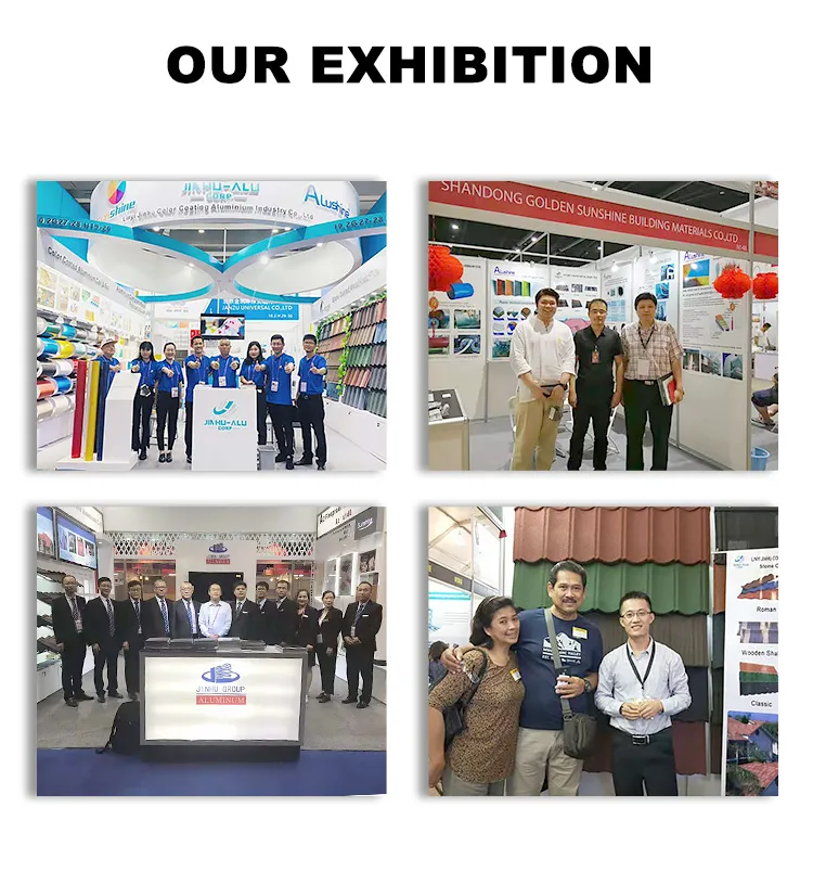 Stone Chips Coated Steel Tile Shandong Building Material /Metal Roofing Price Asphalt Shingles