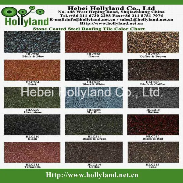 Stone Coated Metal Roof Tile (Wooden Type)