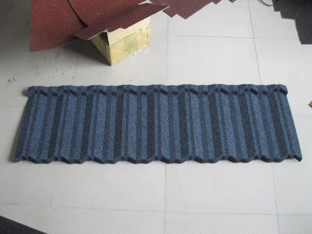 Stone Coated Metal Roofing Tile with Various Colors (Ripple Type)