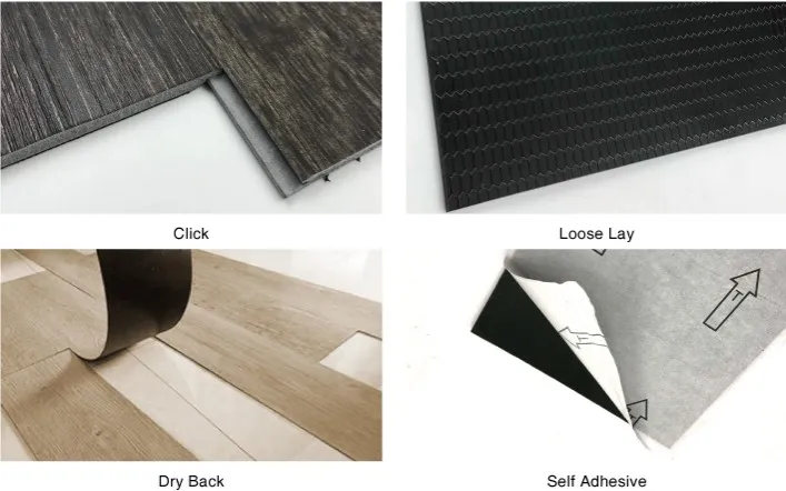 Stone Design Tile Lvt Glue Down Vinyl Flooring 2.0mm Factory Price Lvt