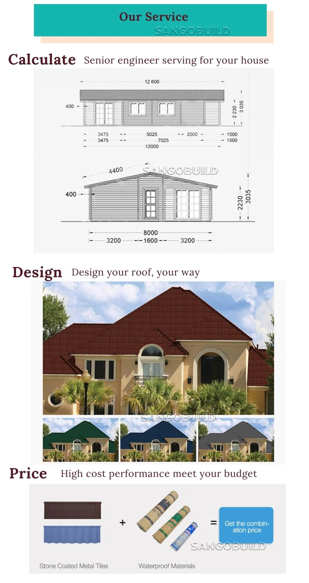 Stone Metal Roofing Corregatw Roof Colorbond Roof Sheets