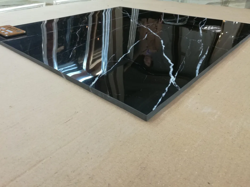 Super Black Porcelanato Homogeneous Polished Tile (JM6615)
