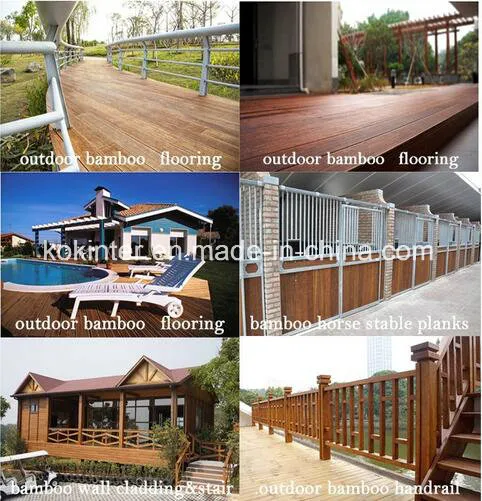 Super Quality Outdoor Strand Woven Bamboo Flooring Horse Stable