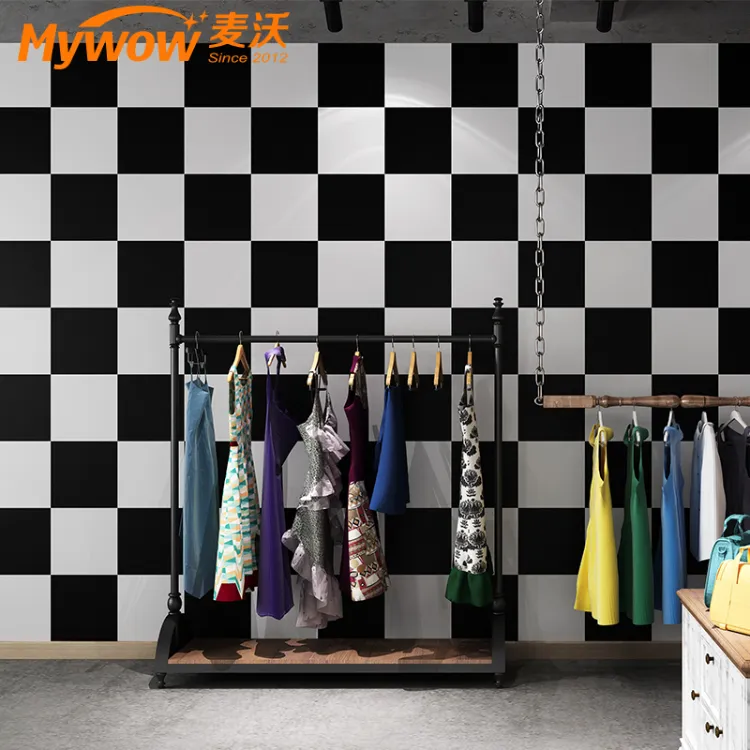 Sxp Wood Grain Self-Adhesive Floor Covering for Restroom