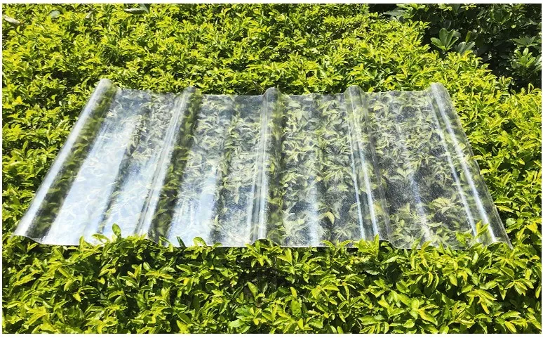 Tejas Colonial De PVC Roofing Tile UPVC Roof Shingles FRP Transparent Roof Sheet for Greenhouse