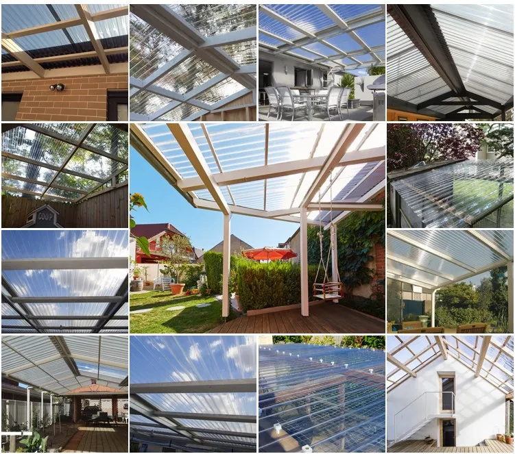 Tejas Colonial De PVC Roofing Tile UPVC Roof Shingles FRP Transparent Roof Sheet for Greenhouse