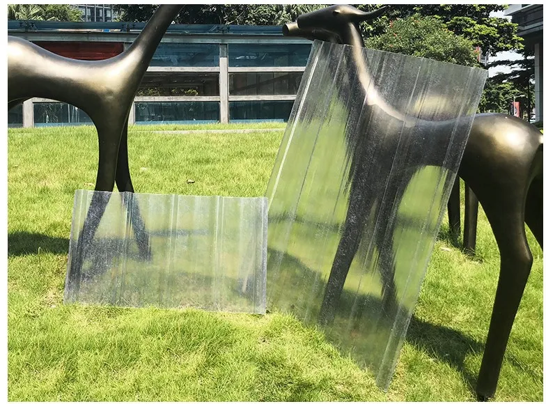 Tejas Colonial De PVC Roofing Tile UPVC Roof Shingles FRP Transparent Roof Sheet for Greenhouse