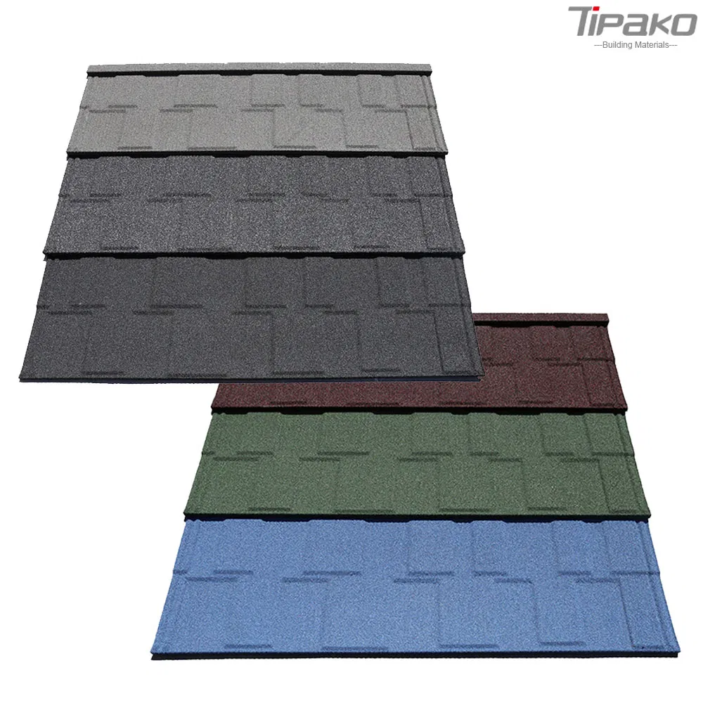 Telhados Sun Terracotta Stone Coated Metal Roof Tile in Nigeria