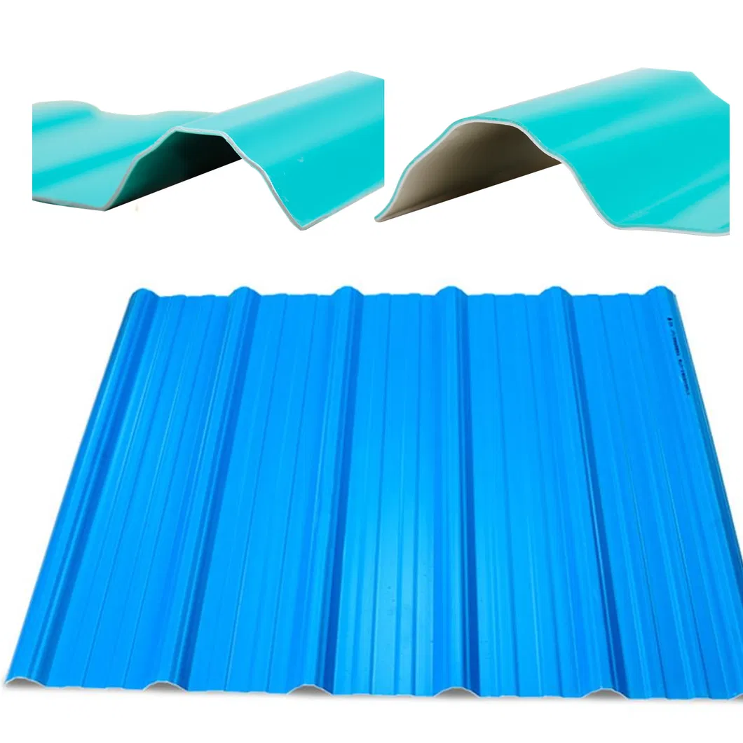 Thermal Insulated 3 Layers Corrugated UPVC Roof Sheet/Laminas UPVC