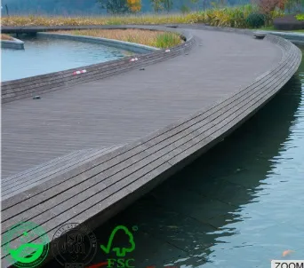Thickness 20mm Durable Outdoor Bamboo Decking