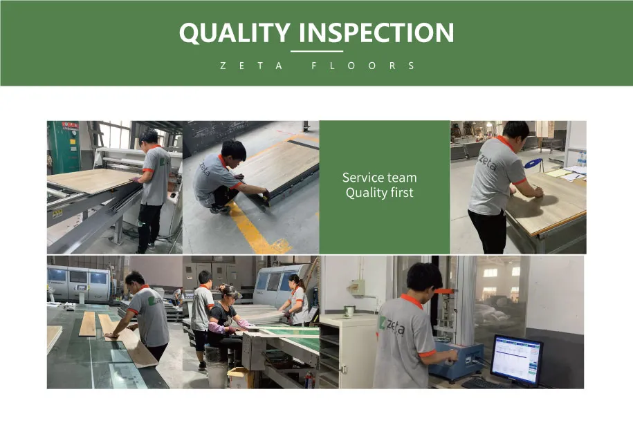 Thousands Style Color Fims Selections Quick Lock WPC Vinyl Plastic Wood Plank Flooring