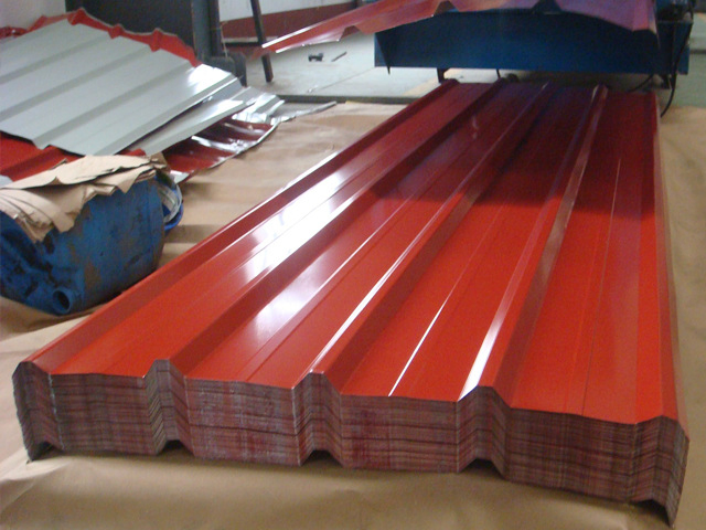 Trapezoidal Profile Roof Sheets/Prefinished Box Profile Steel Cladding