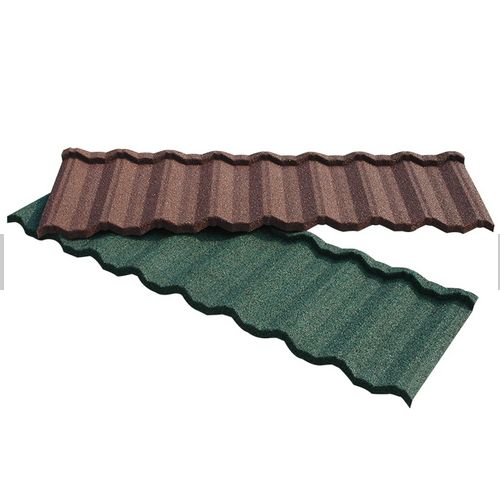 Uilding Material Nosen Type Roof Tile Stone Coated Metal Roof Tile