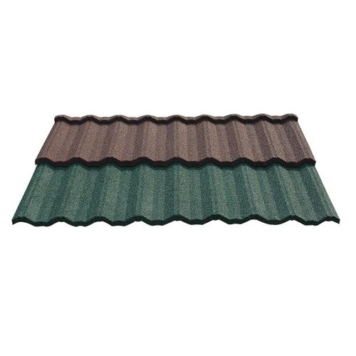 Uilding Material Nosen Type Roof Tile Stone Coated Metal Roof Tile