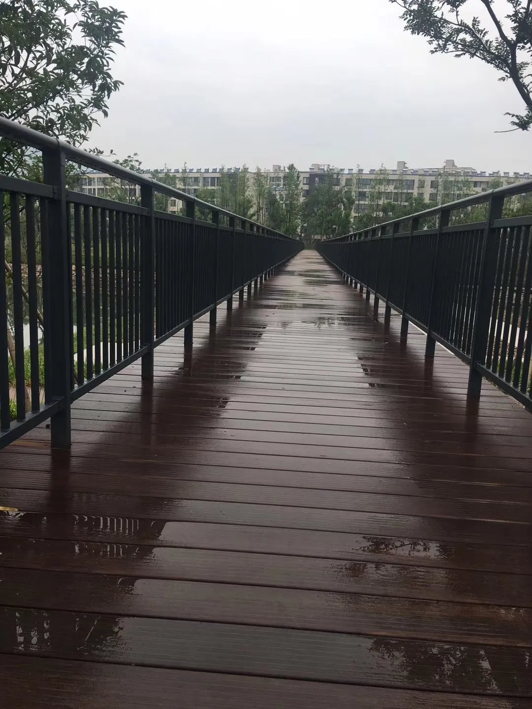Us Utility Patent Bamboo Decking with Patent Installation Clips with CE Certificate